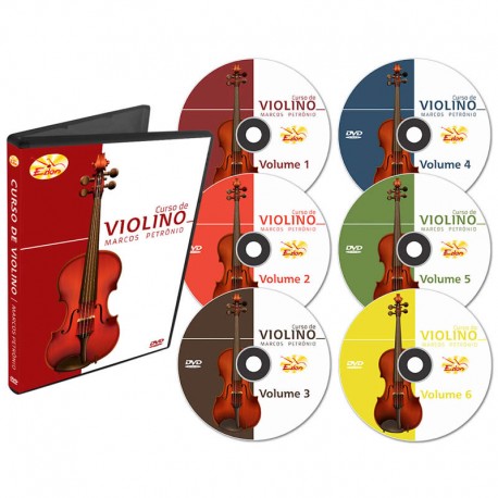 Coleção Curso de Violino em 6 DVDS