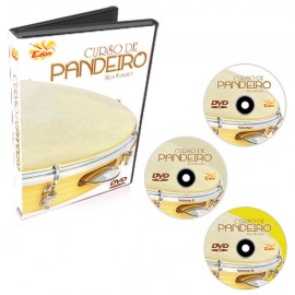 Coleção Curso de Pandeiro em 3 DVDs