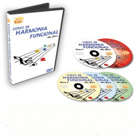 Coleção Curso De Harmonia Funcional Em 5 Dvds 