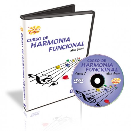 Curso de Harmonia Funcional Vol 8 em DVD