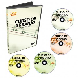 Coleção Curso de Arranjo em 4 DVDs