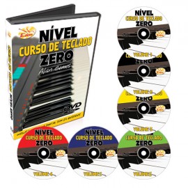 Coleção Teclado Nível Zero em 6 DVDs