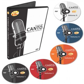 Coleção Curso de Canto 5 DVDs