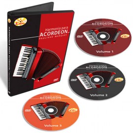 Coleção Harmonia para Acordeon 3 DVDs